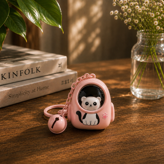 Cute Bear LED Lamp Keychain