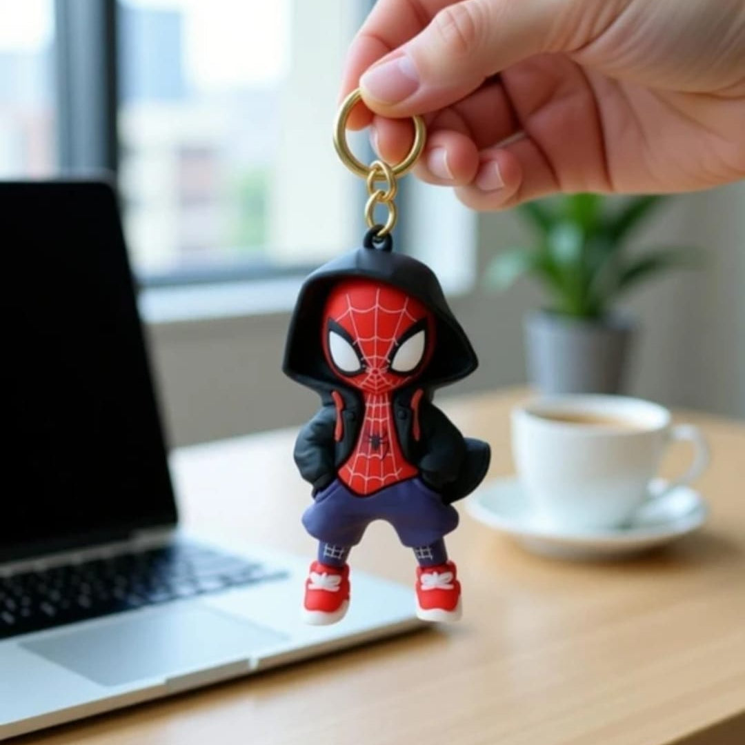 Premium Spider Hero Keychain