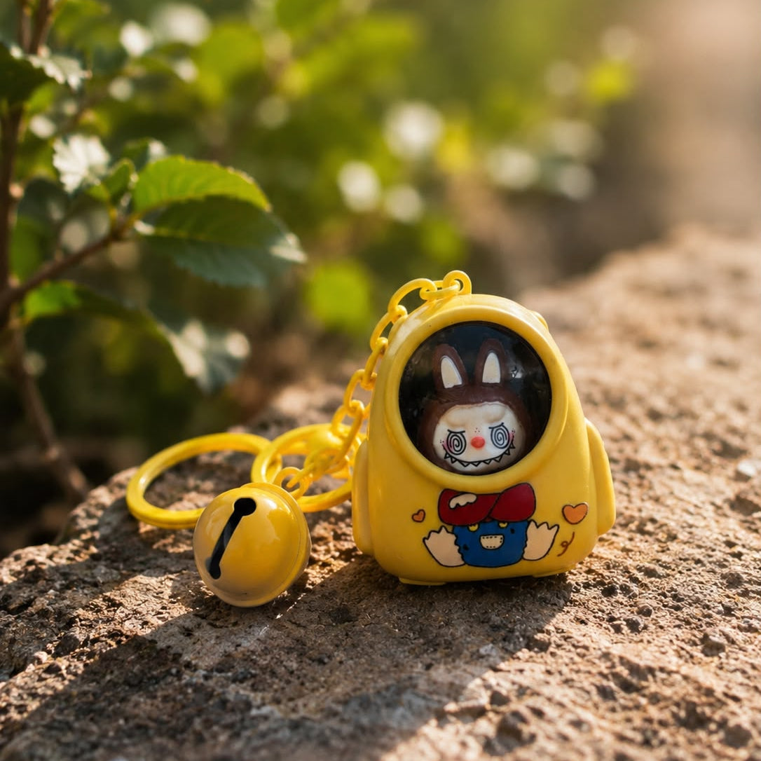 Cute Bear LED Lamp Keychain