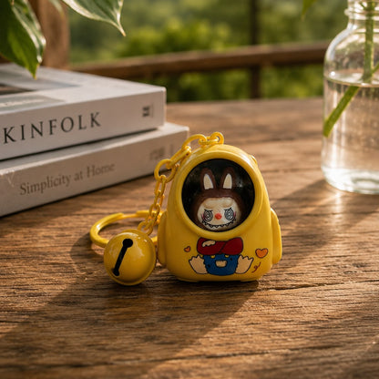 Cute Bear LED Lamp Keychain