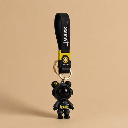 Premium Astronaut Reflective Lens Keychain