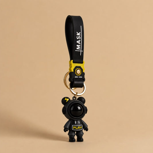 Premium Astronaut Reflective Lens Keychain