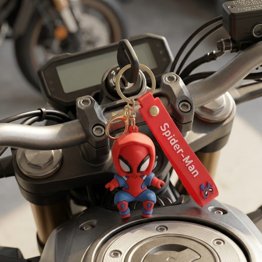 Premium Spider Hero Keychain