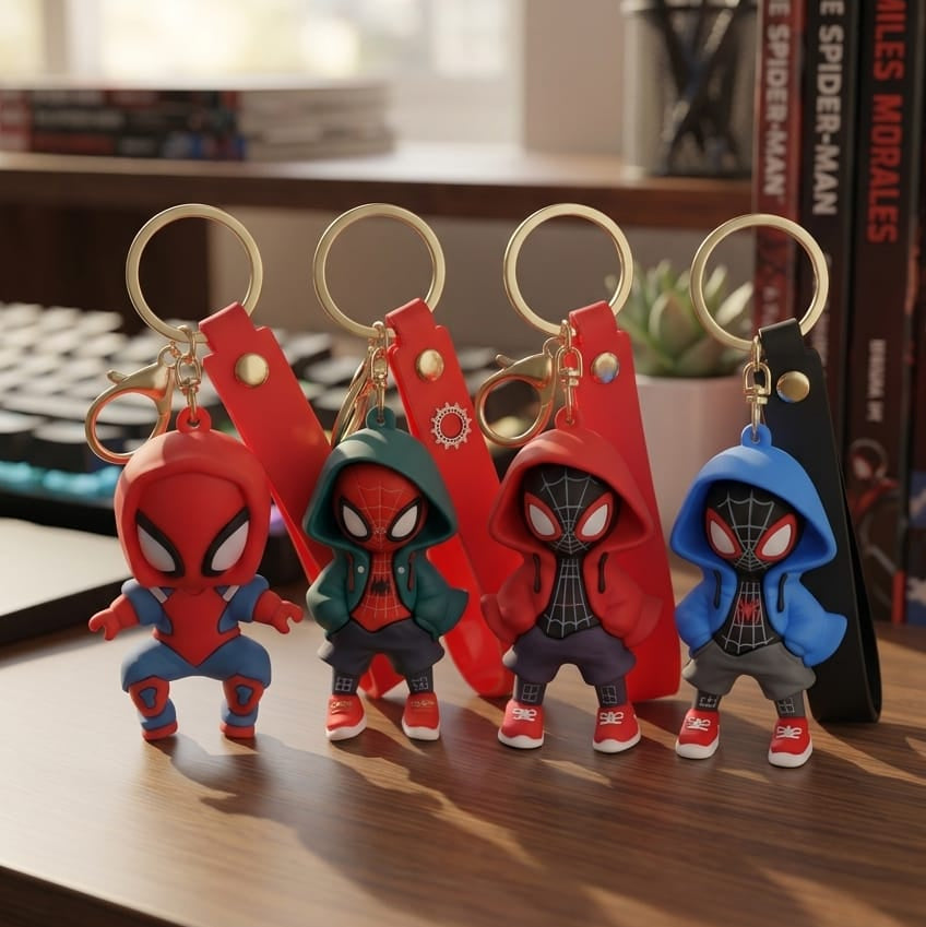 Premium Spider Hero Keychain